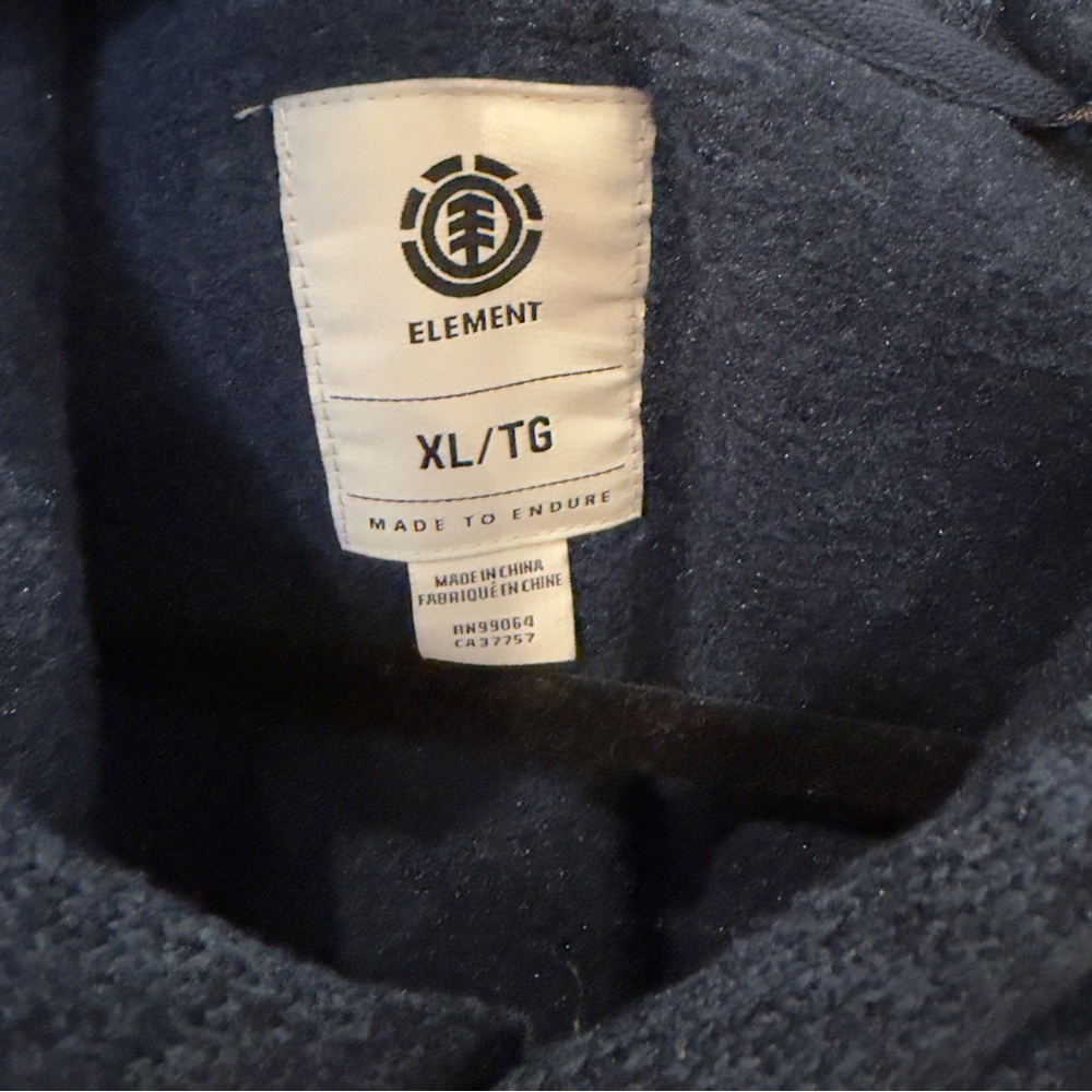 NWT Element Highland Hoodie Henley Sweatshirt - Picture 6 of 7